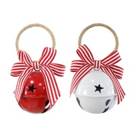Nutbell Hanger Candystripe Bow 20cm Asst