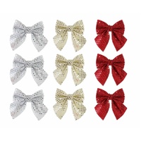 Bow Mirror Fabric 3pk Asst