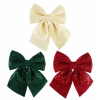 Classic Bow Velveteen Sequins Asst