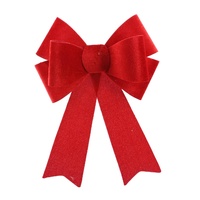 Elegant Triple Bow Red