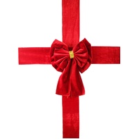 Velveteen Door Bow & Sash Set