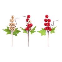 Berry Cluster Pick 21cm Asst