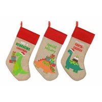 Vintage Stocking Dinosaur 47cm Asst