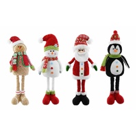 Christmas Button Figurine Standing 59cm Asst