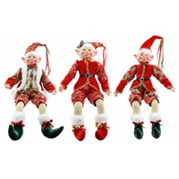 Royal Elf Doll Red-Green-Gold 43cm Asst