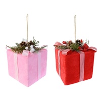Hanging Velvet Giftbox 15cm Asst