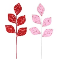 Candy Sprinkles Leaf Pick 65cm Asst