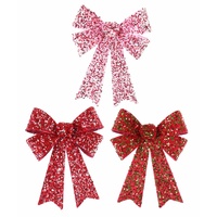 Bow Peppermint Sequins Asst