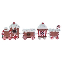 Candy Cane Train Block 46cm