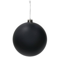 Bauble Matte Black 15cm