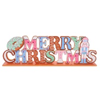 Gingerbread Iced Christmas Table Deco