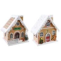 Gingberbread Snowy House Asst