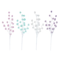 Icy Pearl Berry Pick 60cm Asst