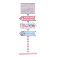 Candyland Sign 74cm Asst
