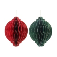 Honeycomb Paper Ornament Large Asst