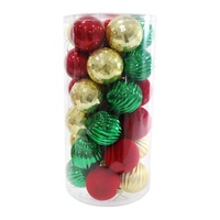 Baubles 70mm 30pk