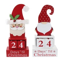 Santa Count Down Deco Asst