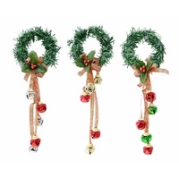 Tinsel Nutbell Hanger Asst 30cm