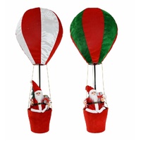 Air Balloon Santa Stand/Hang 90cm Asst