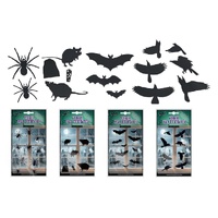 Vermin Wall Decorations – 12 Pack Spooky Silhouettes