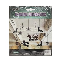 Halloween Hanging Decoration – 13 Pack Swirls & Cutouts