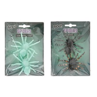Halloween Spiders Pack (10pcs, Glow & Black Options)