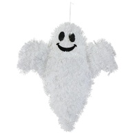 Friendly Tinsel Ghost Wall Décor