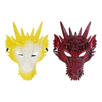 Dragon Face Masks – Red or Yellow Fantasy Costume