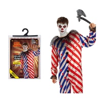Adult Creepy Carnival Killer Clown Costume