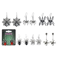 Spider Earrings Asst
