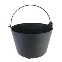 Black Halloween Cauldron Prop