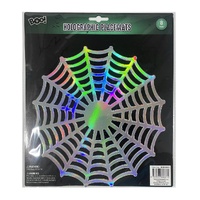 Holographic Spider Web Placemats - 8 Pack