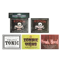 Halloween Bottle Stickers 6-Pack