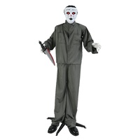 Killer Clown with Knife Halloween Prop