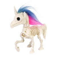 Rainbow Mane Skeleton Unicorn