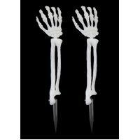 G.I.D Skeleton Hand Stake 35cm 2pk