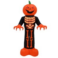 Inflatable Skeleton Pumpkin 2.4m