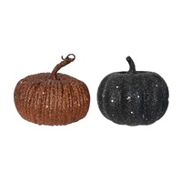 Glitter Pumpkin 14.5cm Asst
