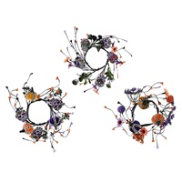 Pumpkin Vine Wreath 23cm Asst