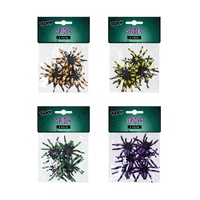 Coloured Spiders 6pk Asst