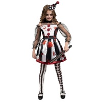 Costume Bloody Circus Clown Kids