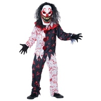 Costume Evil Bloody Circus Clown Kids