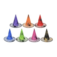 Spider Webbing Witch Hat Asst