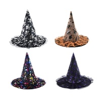 Midnight Magic Witch Hat Kids Asst