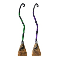 Witch Broomstick 90cm Asst