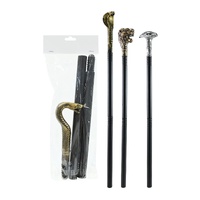 Animal Head Scepter 77cm Asst