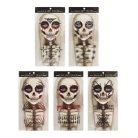 Diamante Face Art Stickers Asst