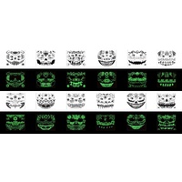 Halloween Sticker 3pk Asst