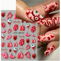 Body Part Nail Sticker Set