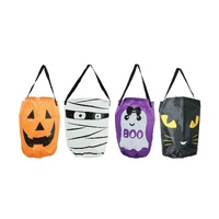 Halloween Bucket Bag 33cm Asst